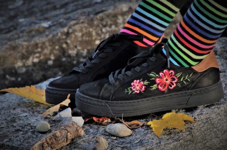 Geschenkidee Bunte, geringelte Socken