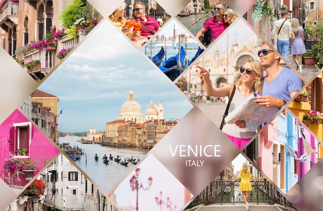 Collage zum Thema Venedig