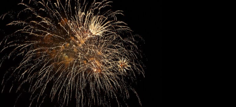Feuerwerk an Silvester