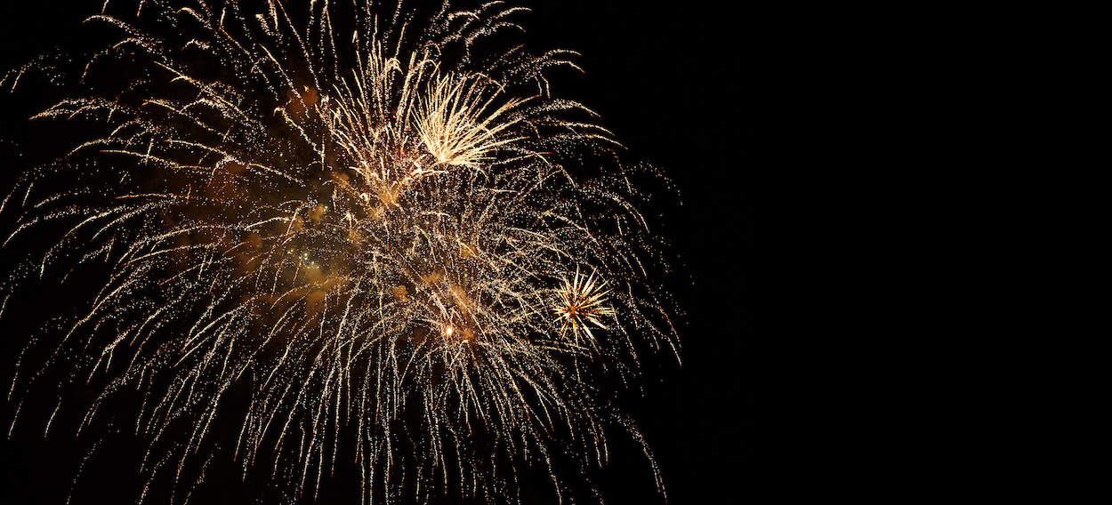 Feuerwerk an Silvester