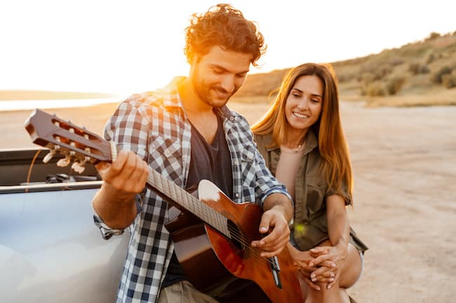 Musikinstrument für den Urlaub