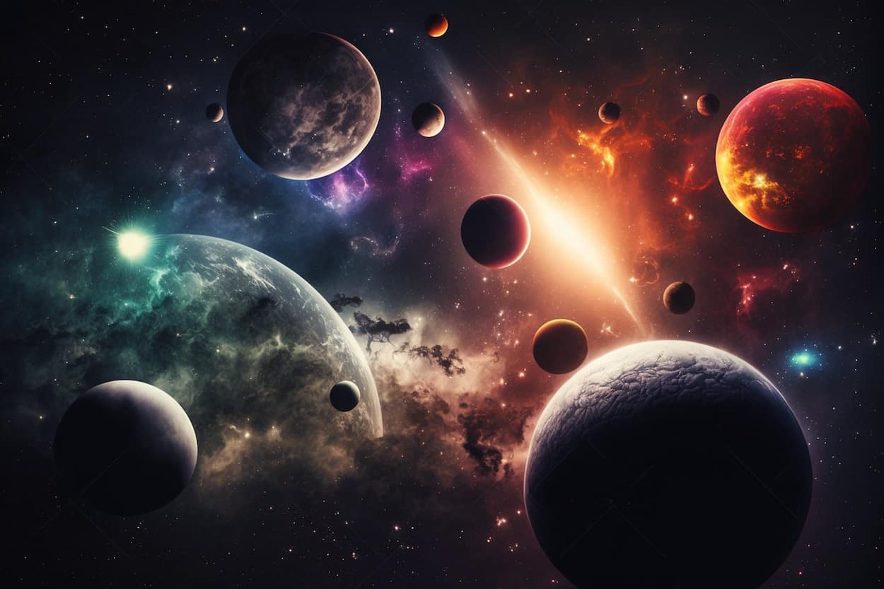 Mottoparty Weltraum und fremde Galaxien