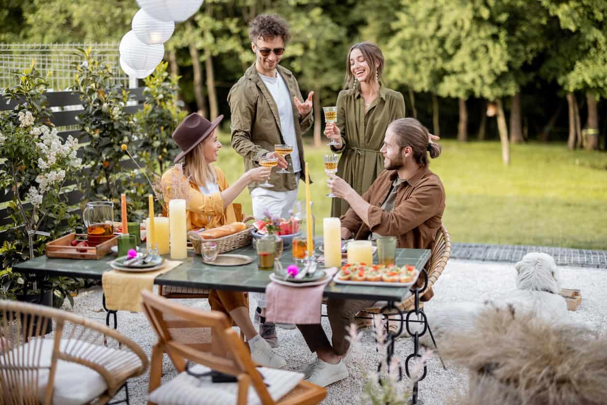 Party planen im Frühjahr