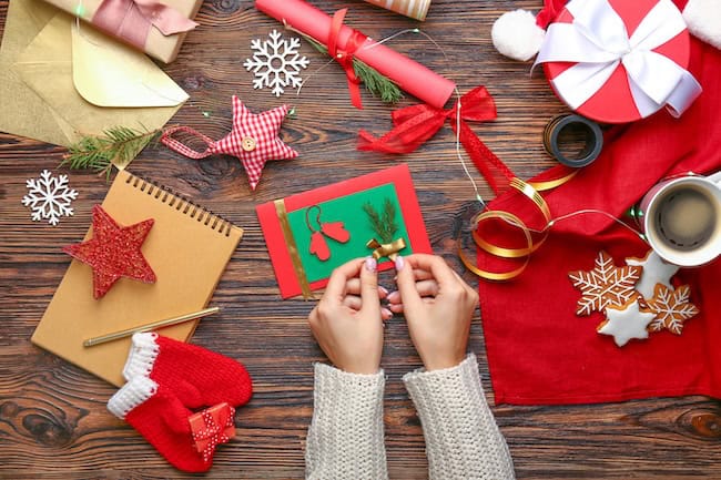 Ideen zur Weihnachtsfeier - Basteln
