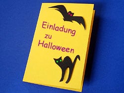 Einladungskarten für Halloween