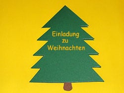 Einladungskarten für Weihnachten