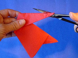 Papierservietten falten
