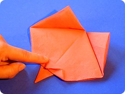 Papierservietten für Kinder falten