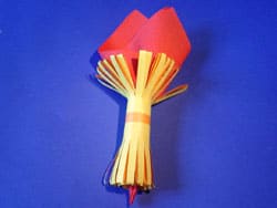 Serviette im Serviettenhalter